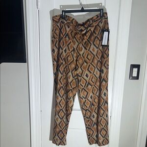 Geometric Patterned Women's Pants